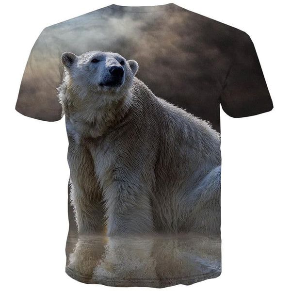 
Bear T shirt Men Animal T-shirts 3d Moon Shirt Print Cloud Anime Clothes
                