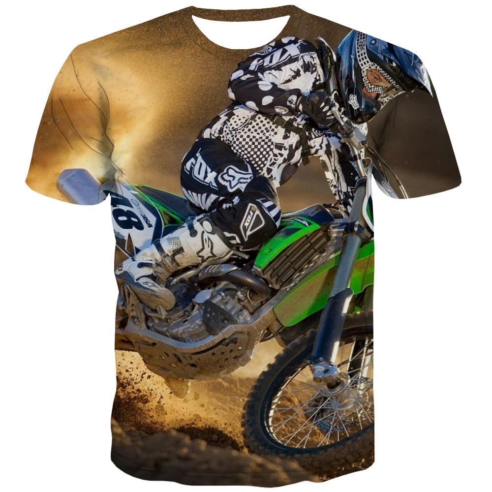 Motocross T shirts Men motorcycle T shirts Funny Offroad Tshirts Cool - KYKU