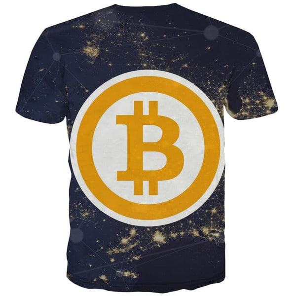 
Bitcoin T-shirt Men Galaxy Shirt Print Nebula Funny T shirts Retro T-shirts 3d
                