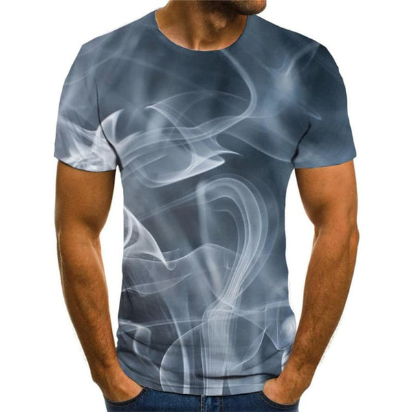 
Smoke T shirt Men Abstract T-shirts 3d Psychedelic Funny T shirts Novel Tshirts Casual
                