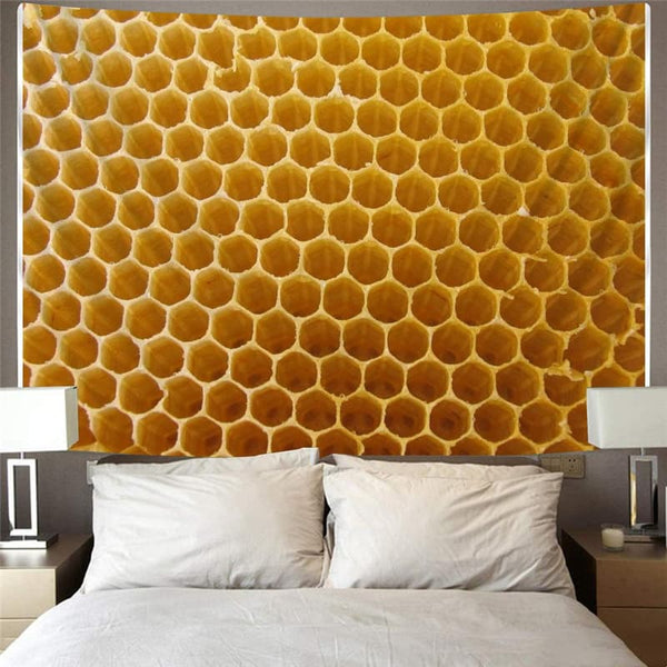 
Geometric Tapiz Psychedelic Tapestries Vortex Tenture Mandala Honey Rug Wall Honeycomb Home Tapestrys
                