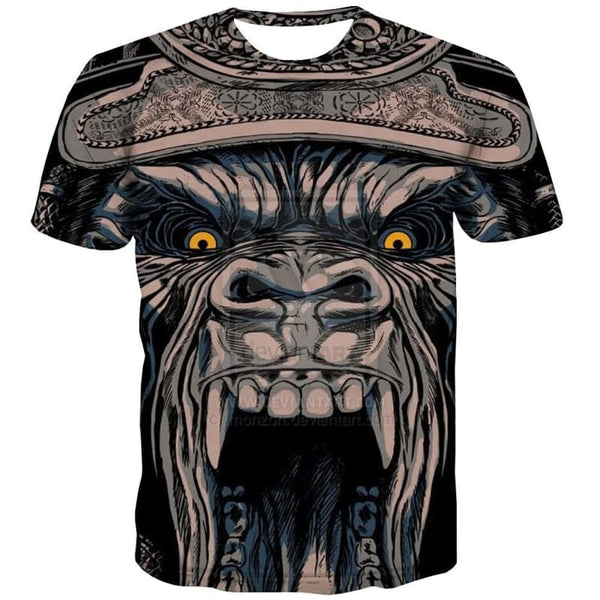 
Orangutan T shirt Men Animal Tshirts Casual Hip Hop Tshirt Printed Short Sleeve
                