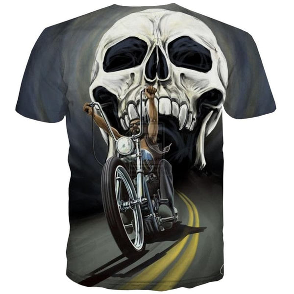 
Skull T shirt Men Motorcycle Shirt Print Hip Hop T-shirts 3d Street Anime Clothes
                