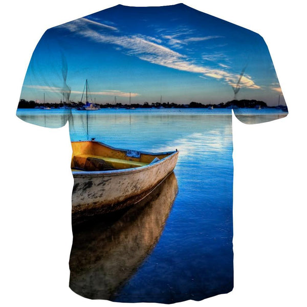 
fishing T-shirt Men fish Tshirts Casual lake Tshirts Cool Short Sleeve T shirts - KYKU
                