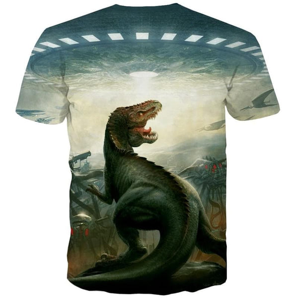 
Dinosaur T-shirt Men Animal Funny T shirts War Anime Clothes Hip Hop Tshirts Casual
                