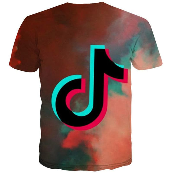 
Douyin T shirt Men Cloud Shirt Print Music Tshirt Printed Rock T-shirts 3d
                