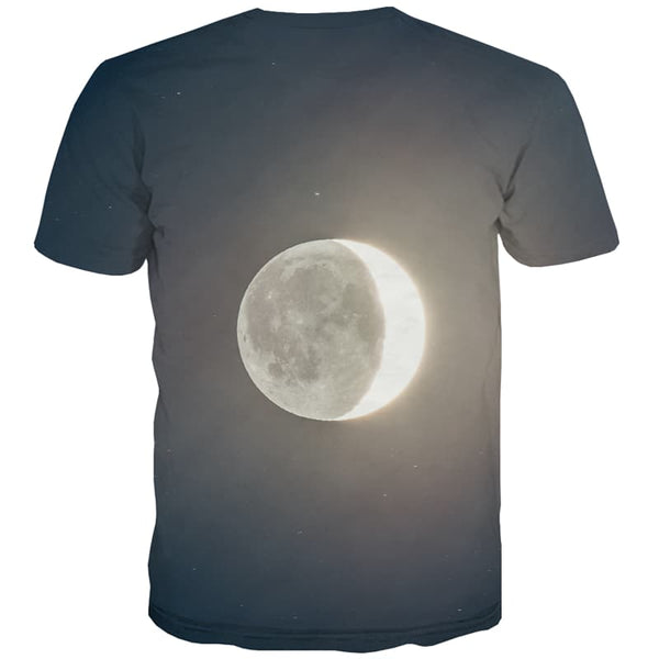 
Moon T shirts Men Galaxy Tshirts Casual Space T-shirts Graphic Harajuku Tshirt Printed
                