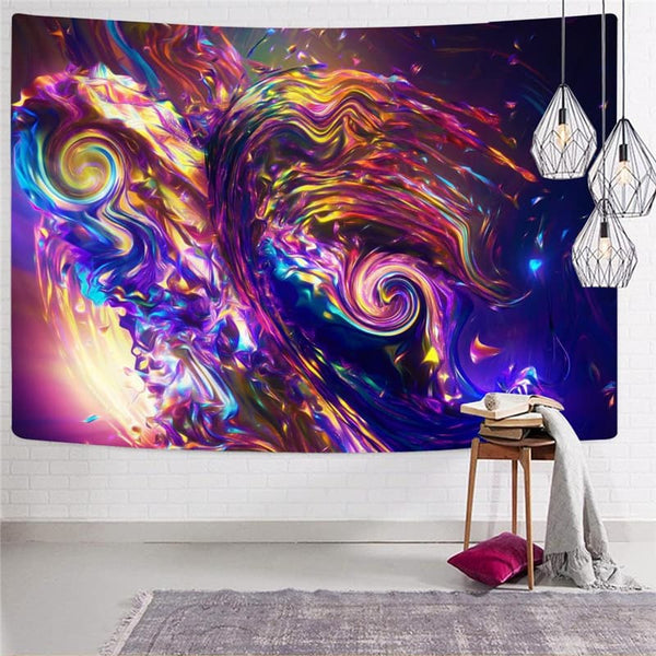 
Galaxy Tapiz Space Rug Wall Universe Tapestries Colorful Wall Tapestry Dizziness Tenture Mandala
                
