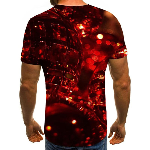 
Christmas T shirts Men Red T shirts Funny New Year T-shirts Graphic Party T-shirts 3d
                