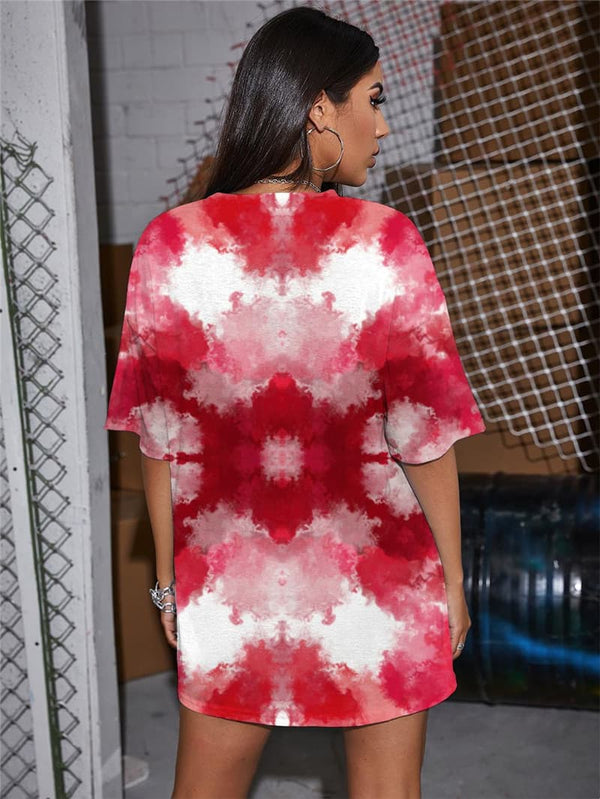 
Tie Dye T Shirt Women Psychedelic Funny T shirts Abstract Shirt Print Harajuku T-shirts 3d
                