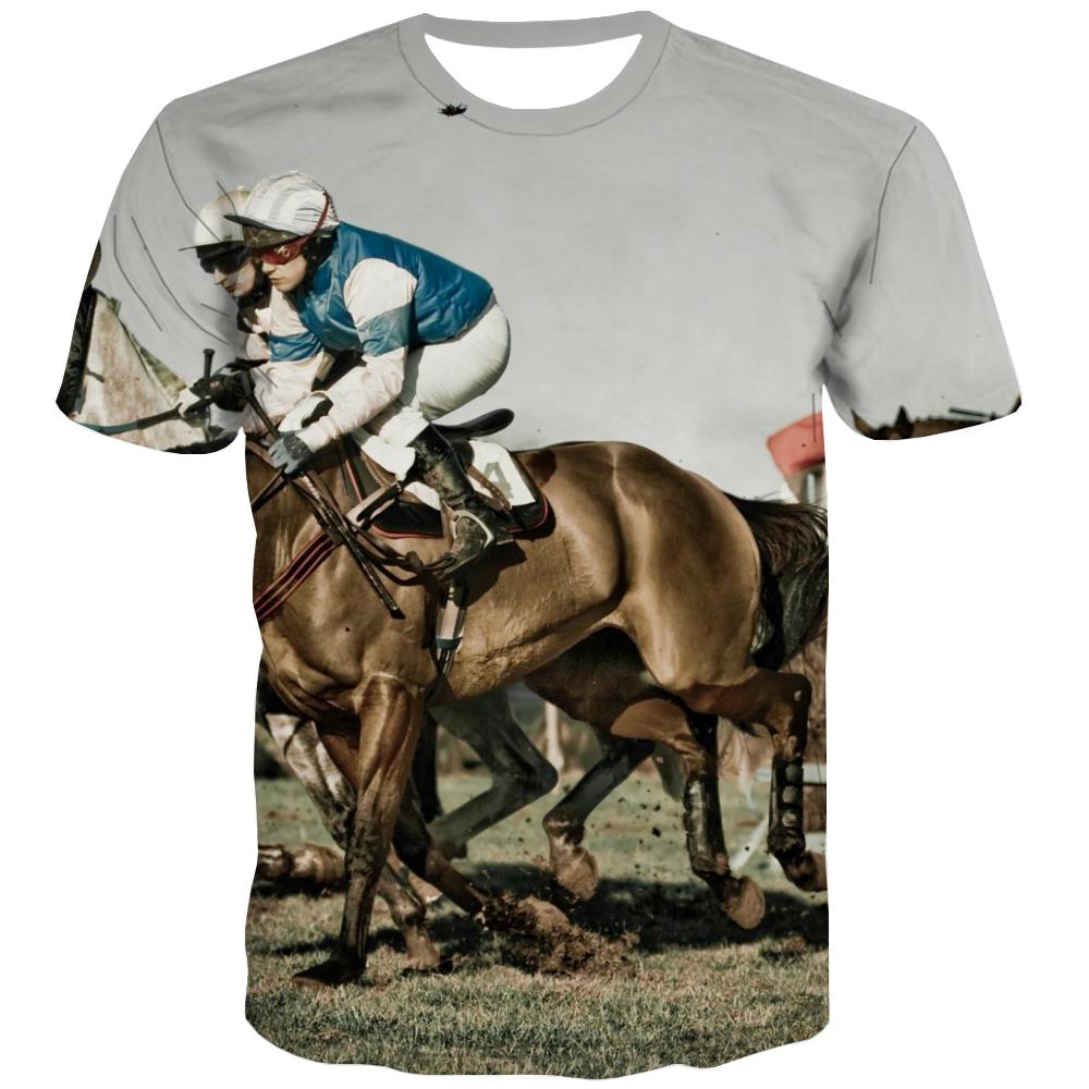 Borse T shirts Men Competition Tshirt Anime Raced T-shirts Graphic Equestrian Tshirts Cool