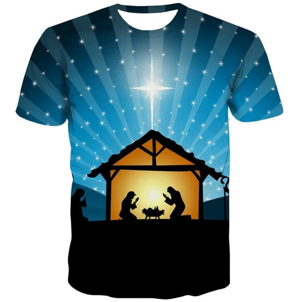 
Christian T-shirt Men Jesus Funny T shirts Animal Tshirts Casual Galaxy Tshirt Printed
                