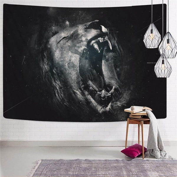 
Lion Tapestry Animal Wall Tapestry Anime Tenture Mandala Ferocious Rug Wall Street Home Tapestrys
                