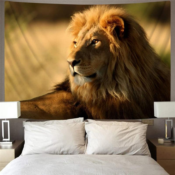 
Lion Tapestry Animal Tenture Mandala Anime Home Tapestrys Harajuku Rug Wall Forest Tapestries
                