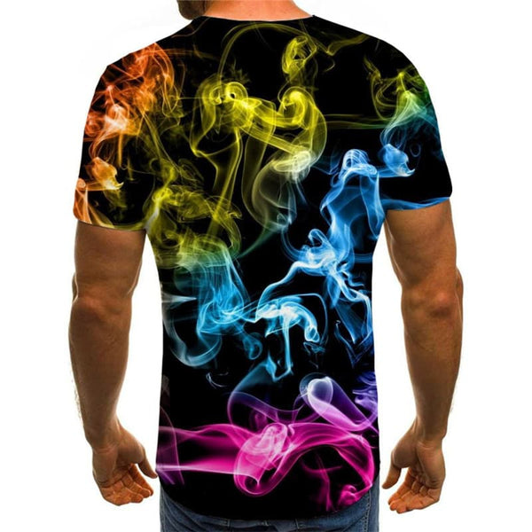 
Smoke Cloud T shirt Men Colorful Shirt Print Harajuku Funny T shirts Art Tshirt Printed
                