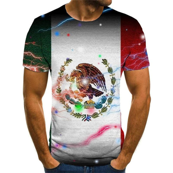 
Eagle T shirt Men Lightning Anime Clothes Mexico Tshirts Casual Galaxy Funny T shirts
                