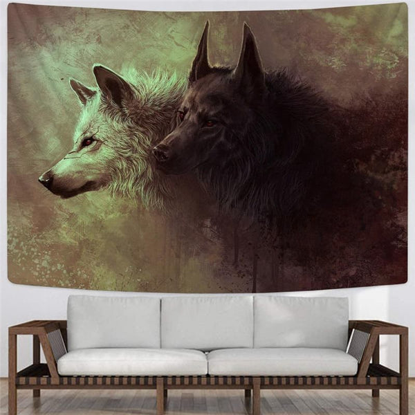 
Wolf Tapestry Animal Rug Wall Anime Wall Tapestry Love Home Tapestrys Lovers Tenture Mandala
                