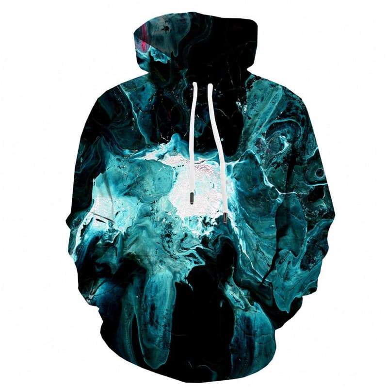 Graffiti Sweatshirts men Abstract Sweatshirt Printed Psychedelic 3d Printed - KYKU