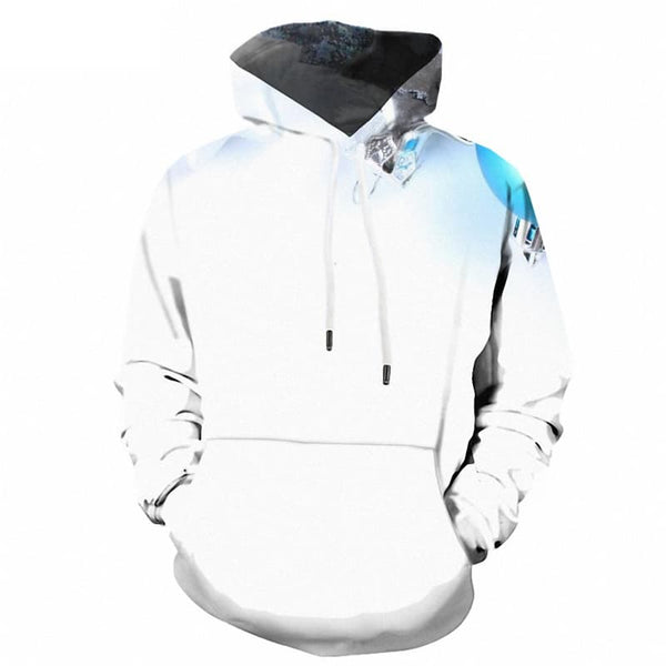 Christmas T-Shirt Sweatshirts men White 3d Printed New Year Hooded Casual Outdoor Sweatshirt Printed