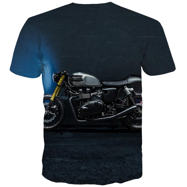 
Bicycle T-shirt Men Metal Tshirts Cool City Shirt Print Psychedelic T-shirts Graphic
                