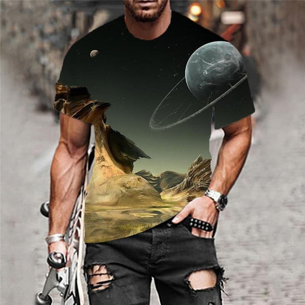 
Pluto T-shirt Men Moon Funny T shirts Galaxy Shirt Print Landscape Tshirt Printed
                