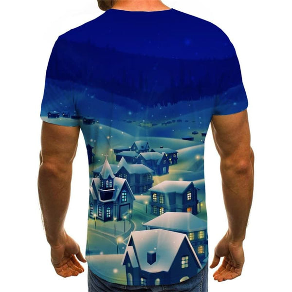 
Christmas T shirts Men Snow T-shirts Graphic New Year Tshirt Anime Tree T shirts Funny
                