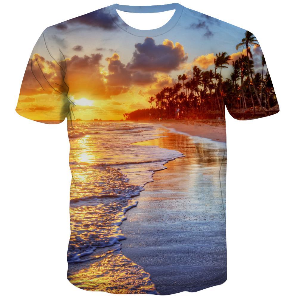 surf T shirts Men The sea Tshirts Cool sport Shirt Print Cool Tshirt Anime - KYKU