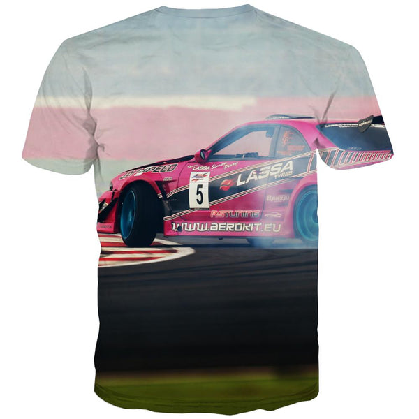 
Racing Car T-shirt Men Metal Tshirts Novelty City T-shirts 3d Gray Tshirts Cool Retro T-shirts Graphic
                