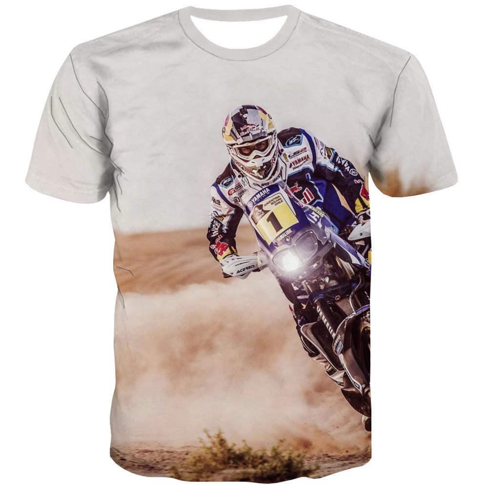Motocross T shirts Men motorcycle Shirt Print Offroad T shirts Funny - KYKU