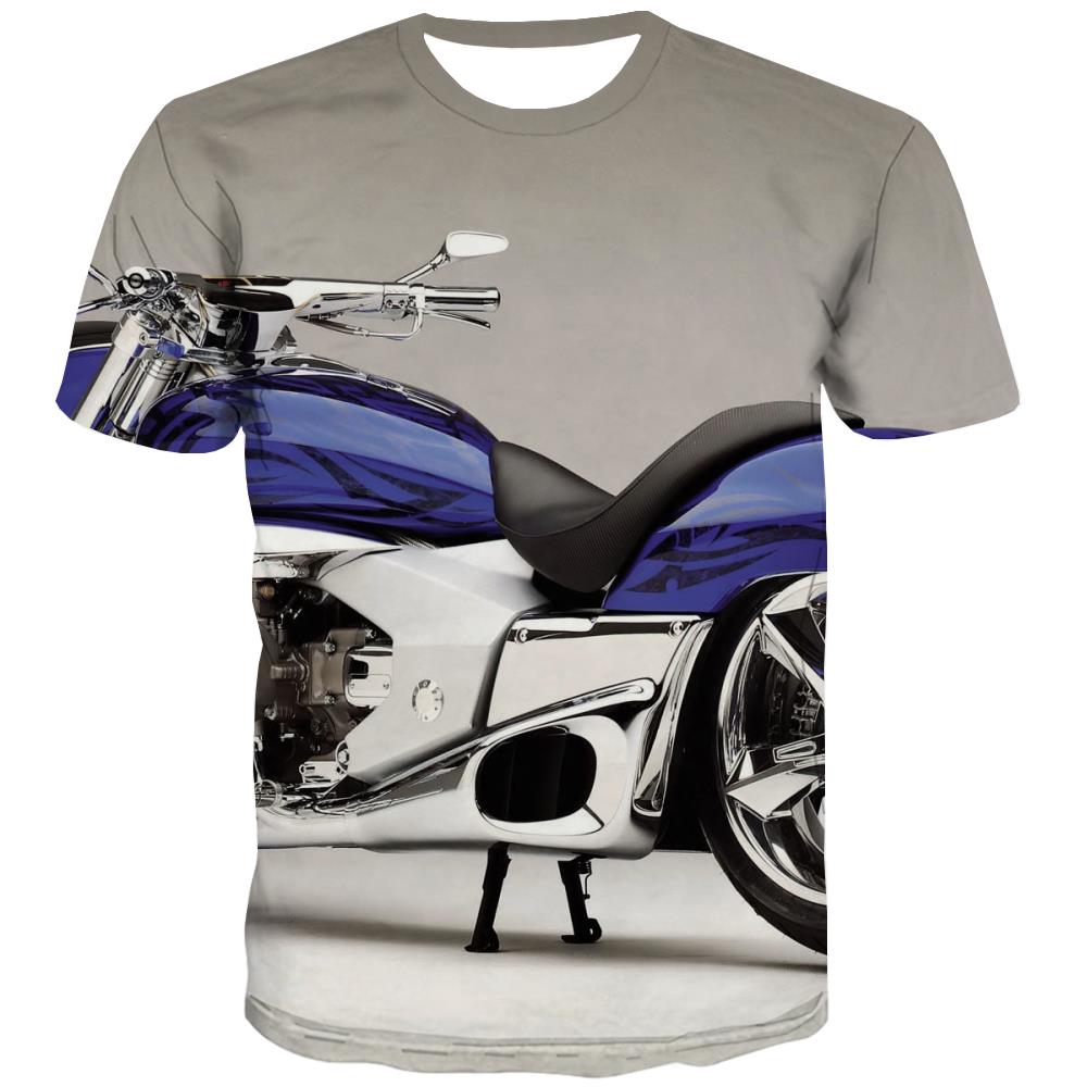 Bicycle T shirts Men Metal Tshirts Casual City T-shirts Graphic Psychedelic Shirt Print