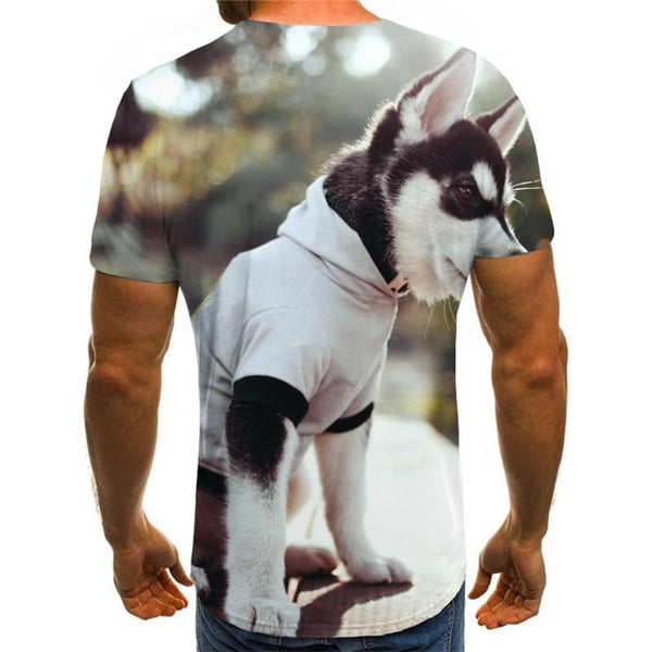 
Dog T shirts Men Animal Tshirt Printed Harajuku T-shirts 3d Short Sleeve
                