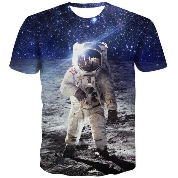 
Astronaut T shirt Men Galaxy Anime Clothes Space Tshirt Printed Universe Shirt Print
                