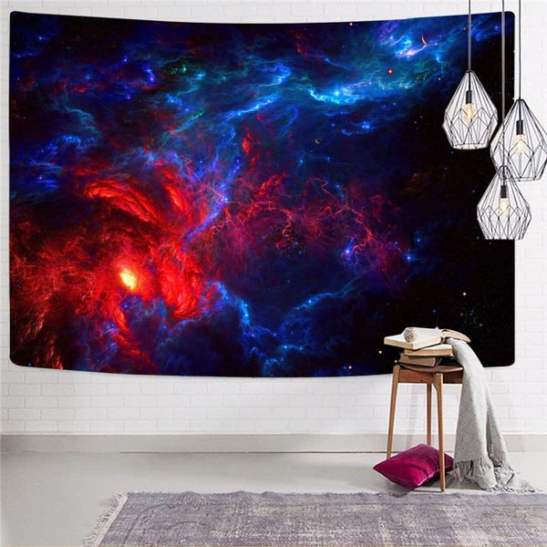 
Galaxy Tapiz Space Home Tapestrys Universe Tenture Mandala Nebula Rug Wall
                