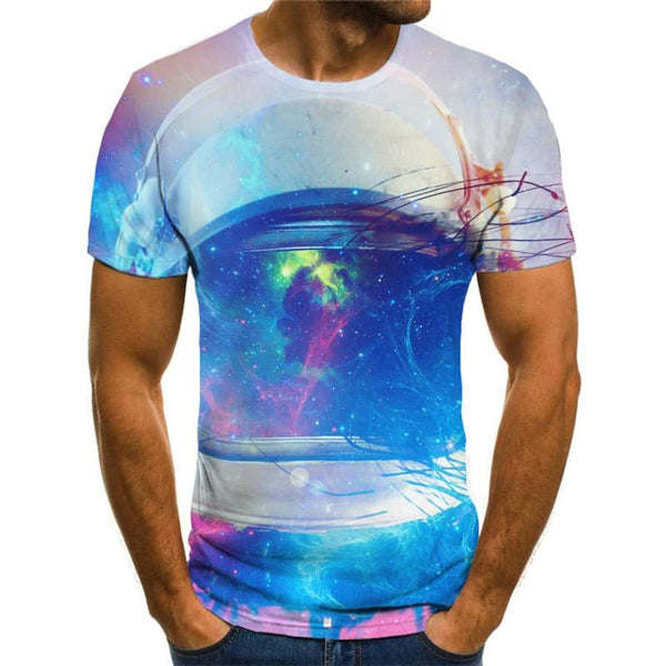 
Astronaut T shirt Men Galaxy Tshirt Printed Nebula Anime Clothes Colorful Tshirts Casual
                