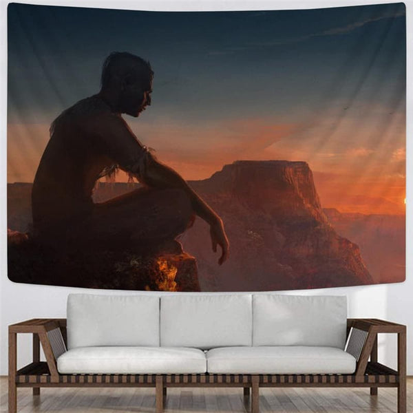 
Indios Tapestry Sunset Wall Tapestry Landscape Tapestries Mountain Tenture Mandala
                