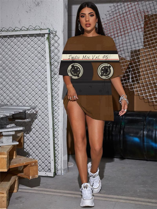 Music T-shirt Women Party Punk Rock Rock Funny T shirts Retro Shirt Print