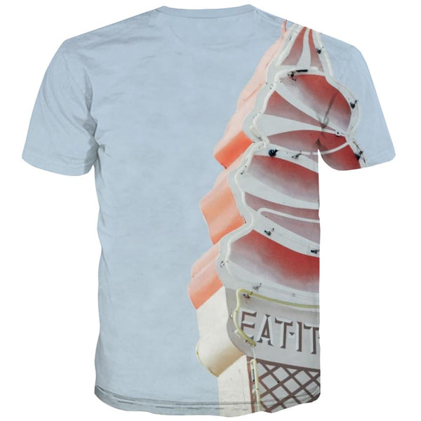 
Sweet T shirts Men Gourmet Tshirts Casual Icecream Tshirts Cool Colourful T shirts Funny
                