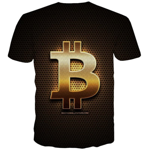 
Bitcoin T shirt Men Retro Tshirt Printed Black T-shirts 3d Harajuku Funny T shirts
                