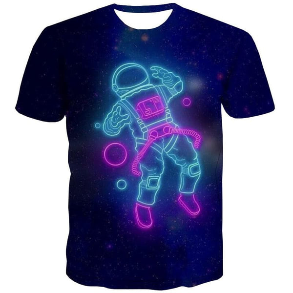 
Astronaut T shirt Men Space Tshirts Casual Universe Tshirt Printed Black T-shirts 3d
                