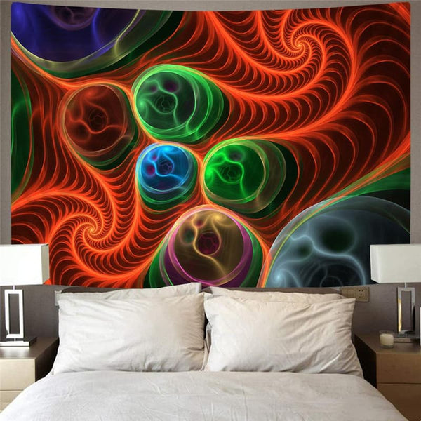 
Geometric Tapiz Psychedelic Tenture Mandala Vortex Wall Tapestry Ball Home Tapestrys
                