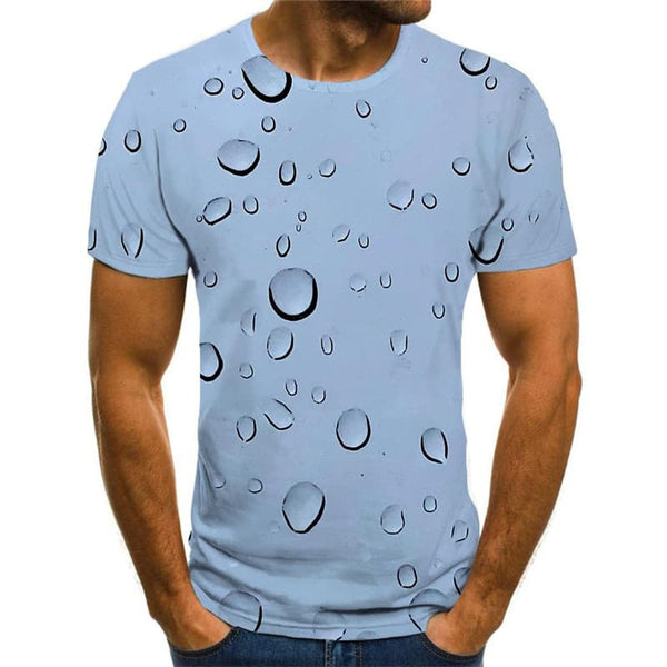 
Raindrop T-shirt Men Retro Shirt Print Novel T-shirts 3d Harajuku Tshirt Printed
                