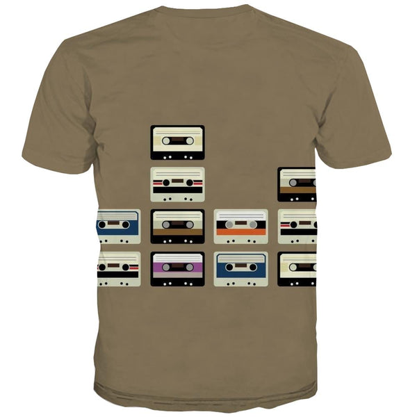 
Music T-shirt Men Instrument Shirt Print Retro Tshirt Printed Electronic Tshirts Cool
                
