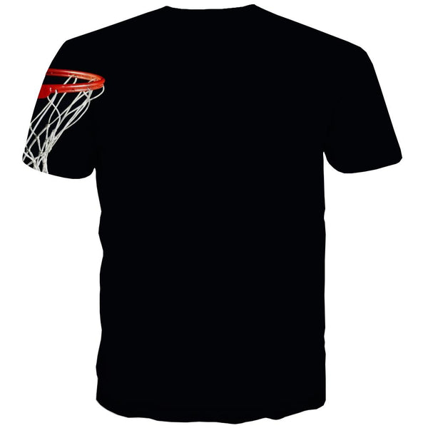 
Basketball T-shirt Men Night View T-shirts Graphic Galaxy T-shirts 3d City Tshirts Casual
                