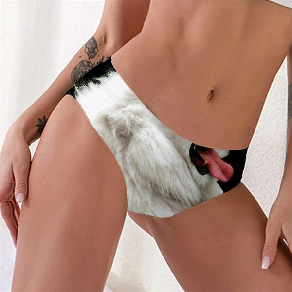 Lion Panties Women Animal Seamless Anime Underwear Lovely Knickers Leisure Lingerie Female - KYKU