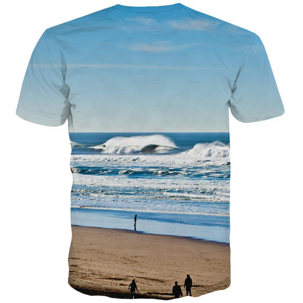 
surf T-shirt Men The sea Tshirt Printed sport Tshirts Casual Cool Tshirts Cool - KYKU
                