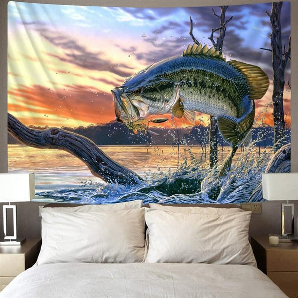 
Fish Tapestry Tropical Tenture Mandala Ocean Tapestries Tuna Wall Tapestry Animal Rug Wall
                