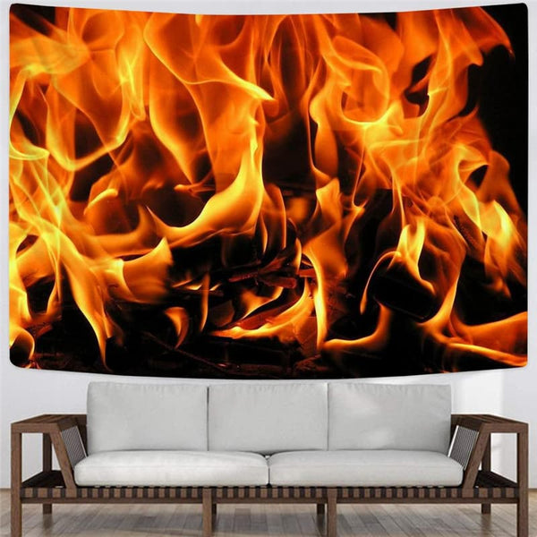 
Flame Tapestry Harajuku Tapestries Street Home Tapestrys Wall Hanging Boho decor
                