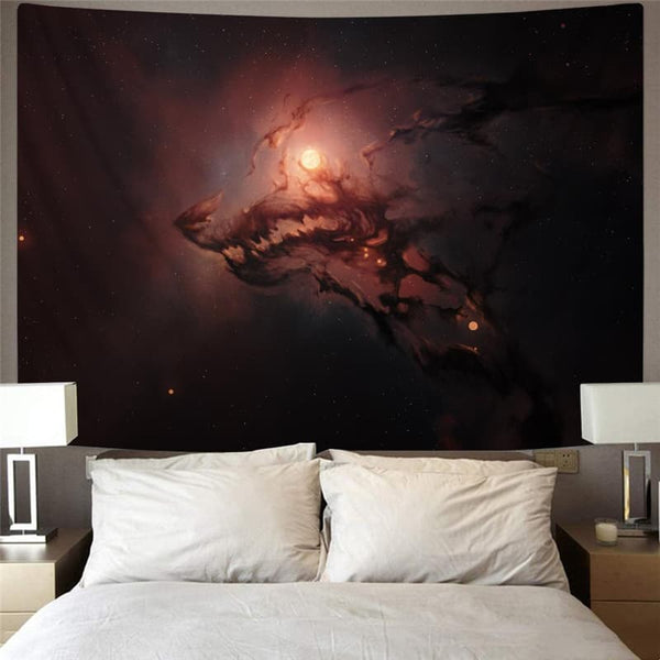 
Wolf Tapiz Animal Tapestries Anime Home Tapestrys Galaxy Wall Tapestry Nebula Rug Wall
                