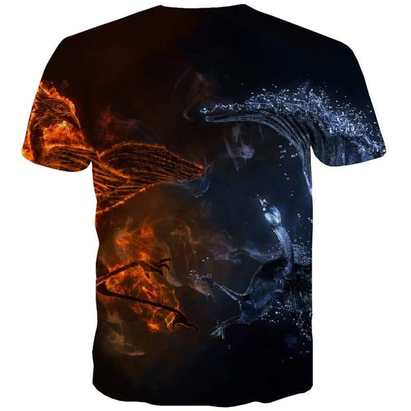 
Flame T shirts Men Eagle Tshirts Cool Animal T shirts Funny Water T-shirts 3d Harajuku T-shirts Graphic - KYKU
                