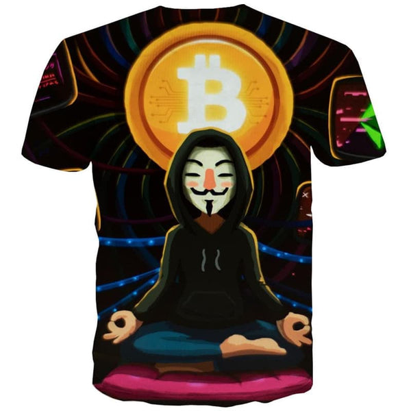 
Bitcoin T-shirt Men Cosplay Tshirts Casual Hip Hop Shirt Print Halloween Anime Clothes
                